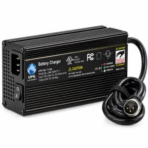 24V 5 Amp Three-Stage Battery Charger with Fan