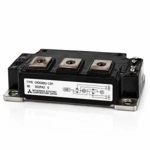 MITSUBISHI - CM300DU-12H - IGBT Power Module - 600V 300A Dual Half-Bridge - Reclaimed Part