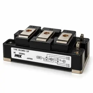POWEREX - CM150DU-12F - Dual IGBT Power Module - 600V 150A - Reclaimed Part