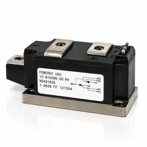 POWEREX - 12-810096-00 R4 / ND431625 - Dual Thyristor SCR Power Module - 1600V 250A - Reclaimed Part