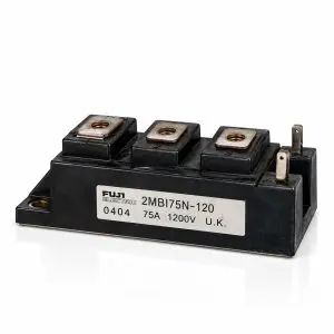 FUJI ELECTRIC - 2MBI75N-120 - IGBT Power Module - 1200V 75A - Reclaimed Part