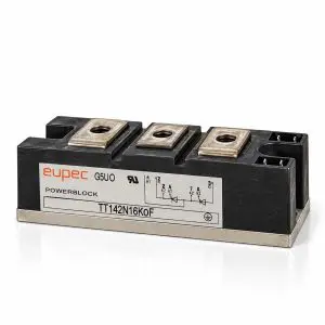 EUPEC - TT142N16KOF - Thyristor Power Module - 1600V 142A - Reclaimed Part
