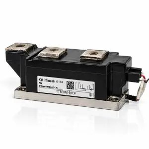 EUPEC / INFINEON - TT500N16KOF - Thyristor SCR Power Module - 1600V 500A - Reclaimed Part