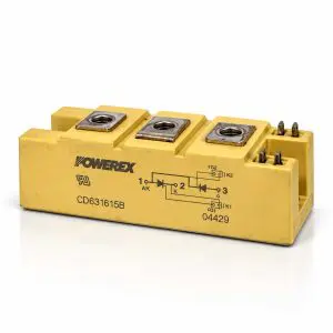 POWEREX - CD631615B - Dual Thyristor SCR Power Module - 1600V 160A - Reclaimed Part
