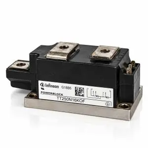 EUPEC / INFINEON - TT250N16KOF - Thyristor SCR Power Module - 1600V 250A - Reclaimed Part