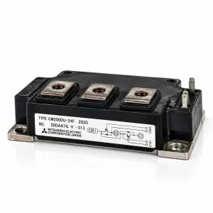 MITSUBISHI - CM200DU-24F - IGBT Power Module - 1200V 200A Dual Half-Bridge - Reclaimed Part