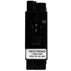 AIRPAX - 1-POLE - 15A - DELAY63 - Hydraulic-Magnetic Circuit Breaker - Tested