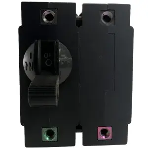 AIRPAX - 2-POLE - 40A - DELAY 63 - Hydraulic-Magnetic Circuit Breaker - Tested