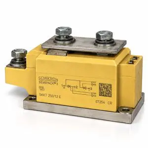 Semikron - SKKT 250/12E - Thyristor SCR Power Module - 1200V 250A - Reclaimed Part