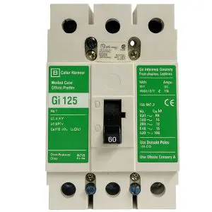 CUTLER HAMMER - 3-POLE - Gi125 - Circuit Breaker - Tested