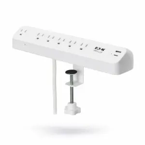 Eaton - Tripp Lite series Protect It! Desk Clamp Surge Protector - 6 Outlets