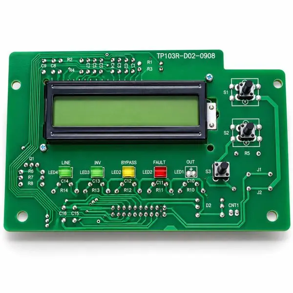 Detailed Green PCB with LCD Display copy