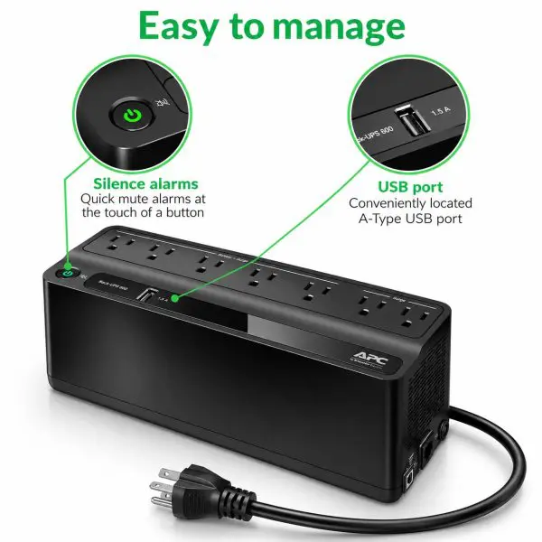 Easy-to-Manage APC Back-UPS Features copy