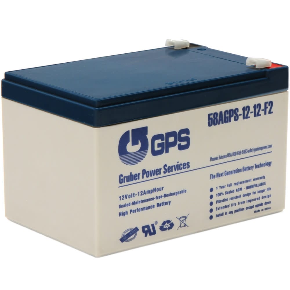 12 Volt - 12 Amp Hour Battery - Gruber Power